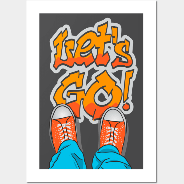 Let's GO Wall Art by Beerlogoff